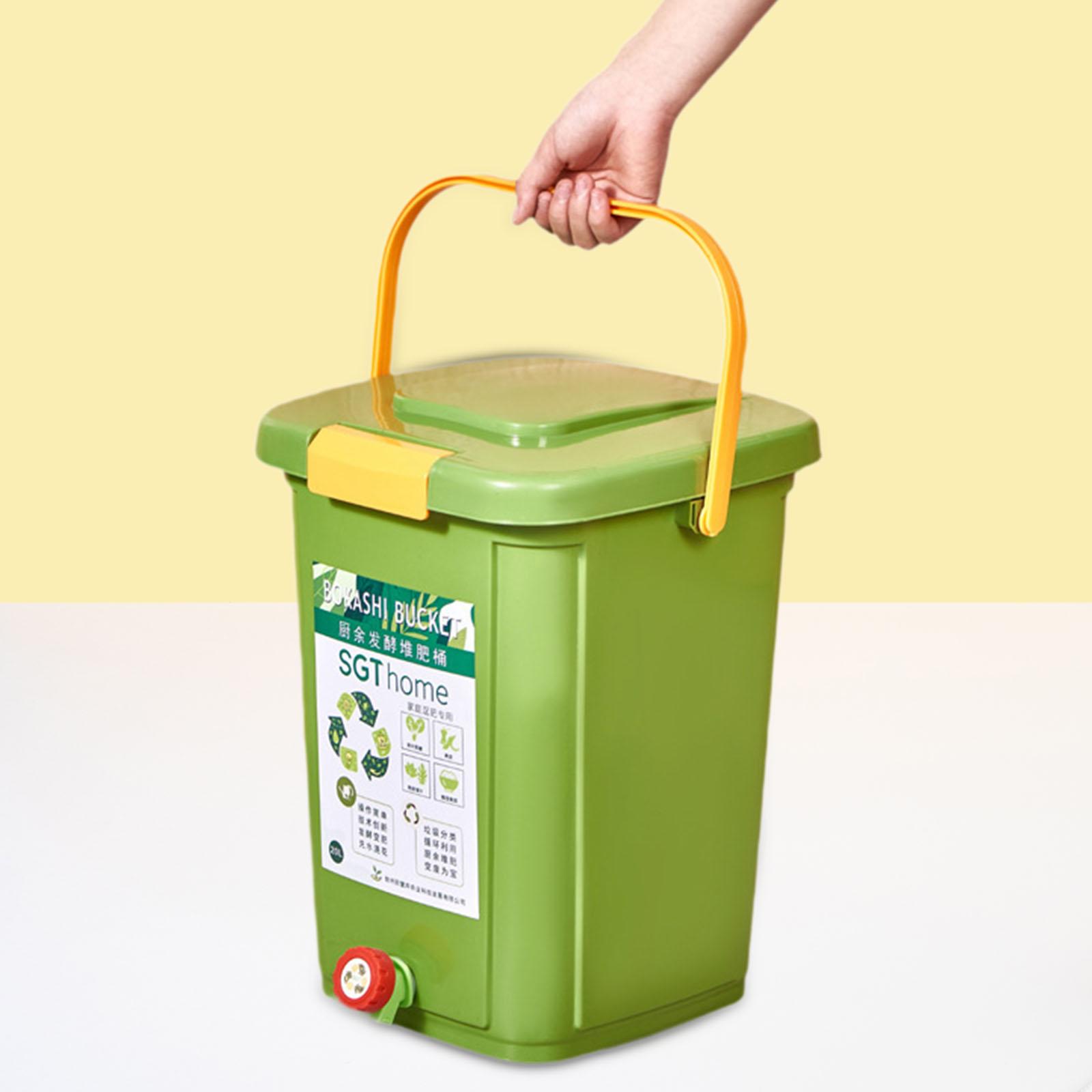 Compost Bin Countertop - Contenedor de abono para encimera, barril