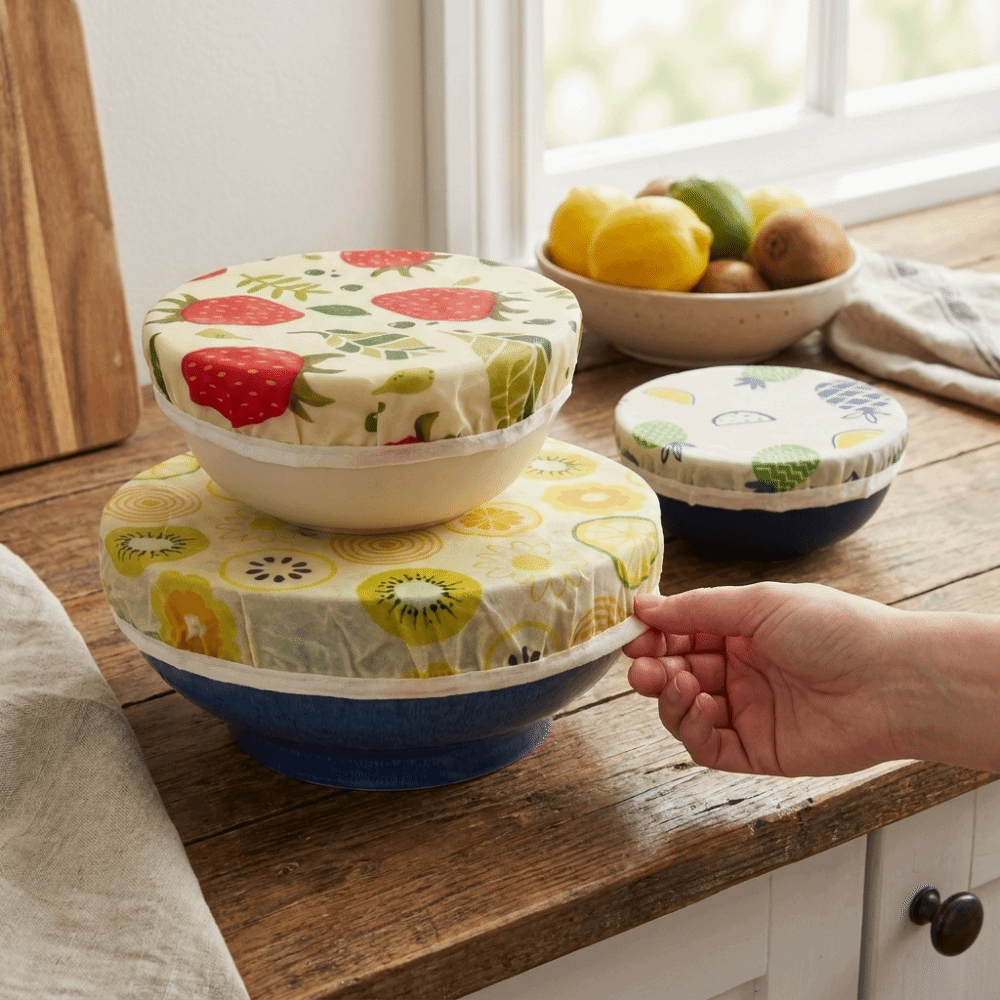 Beeswax Food Cover - Cubierta de Tela de Cera de
