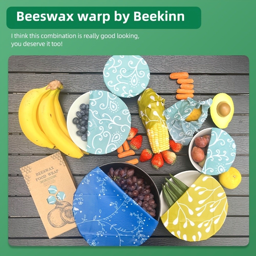 9 piezas de papel de cera de a - Beeswax Food Cover reseña y precio