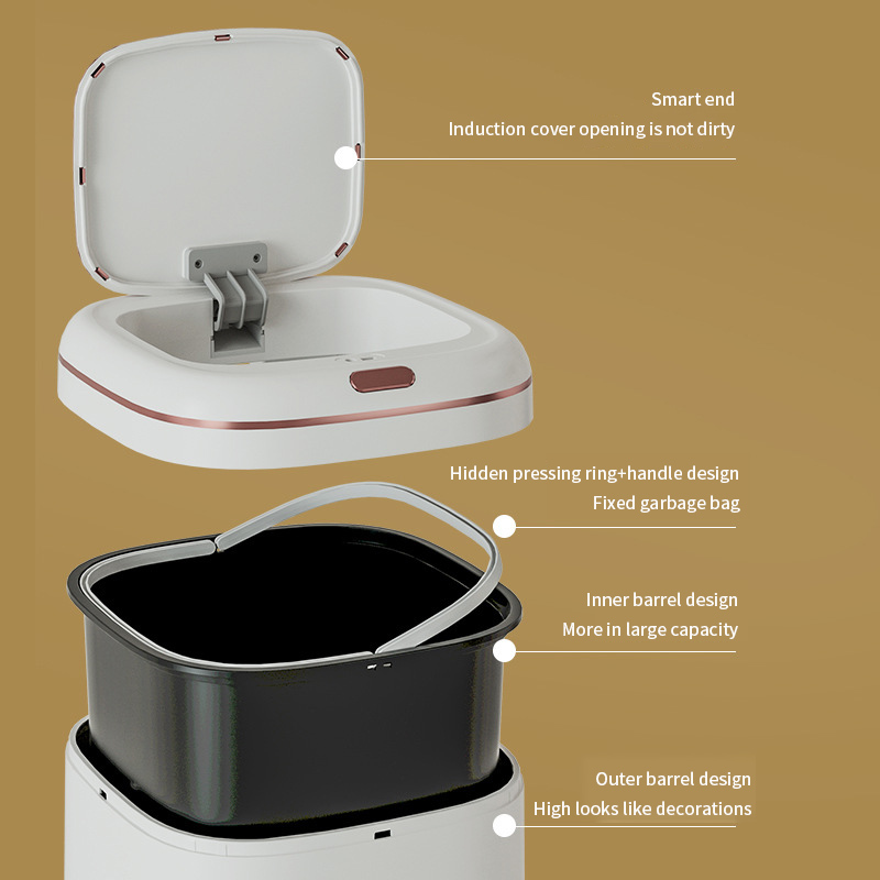 Cubo de basura inteligente de  - Compost Bin Countertop reseña y precio