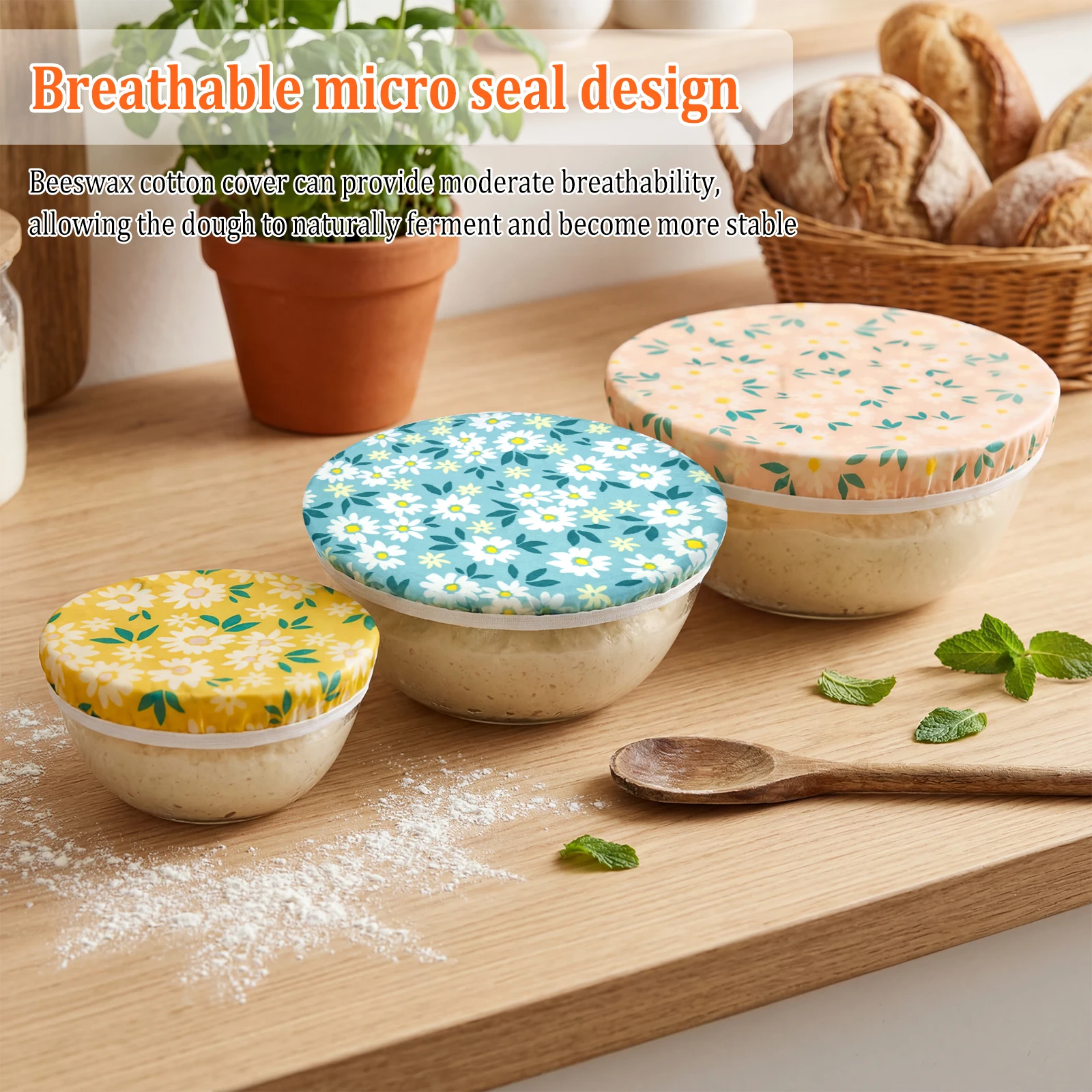 Juego de 3 Cubiertas para Tazo - Beeswax Food Cover reseña y precio