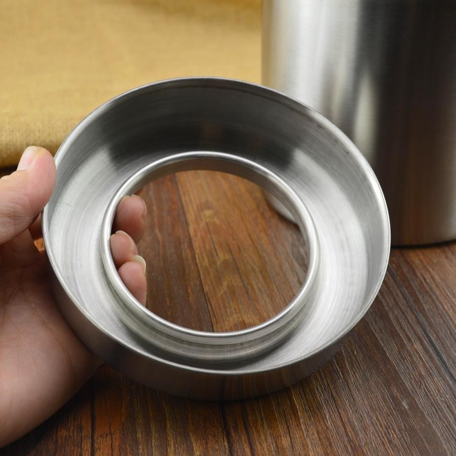 Cubo de basura de acero inoxid - Compost Bin Countertop reseña y precio