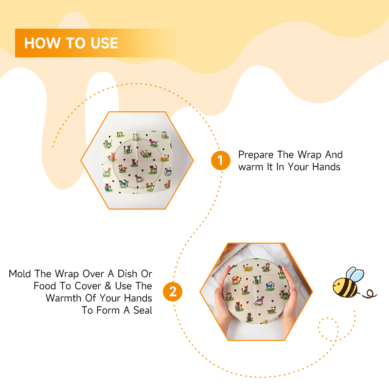 6 Paquetes (2S. Envoltorio de  - Beeswax Food Cover reseña y precio