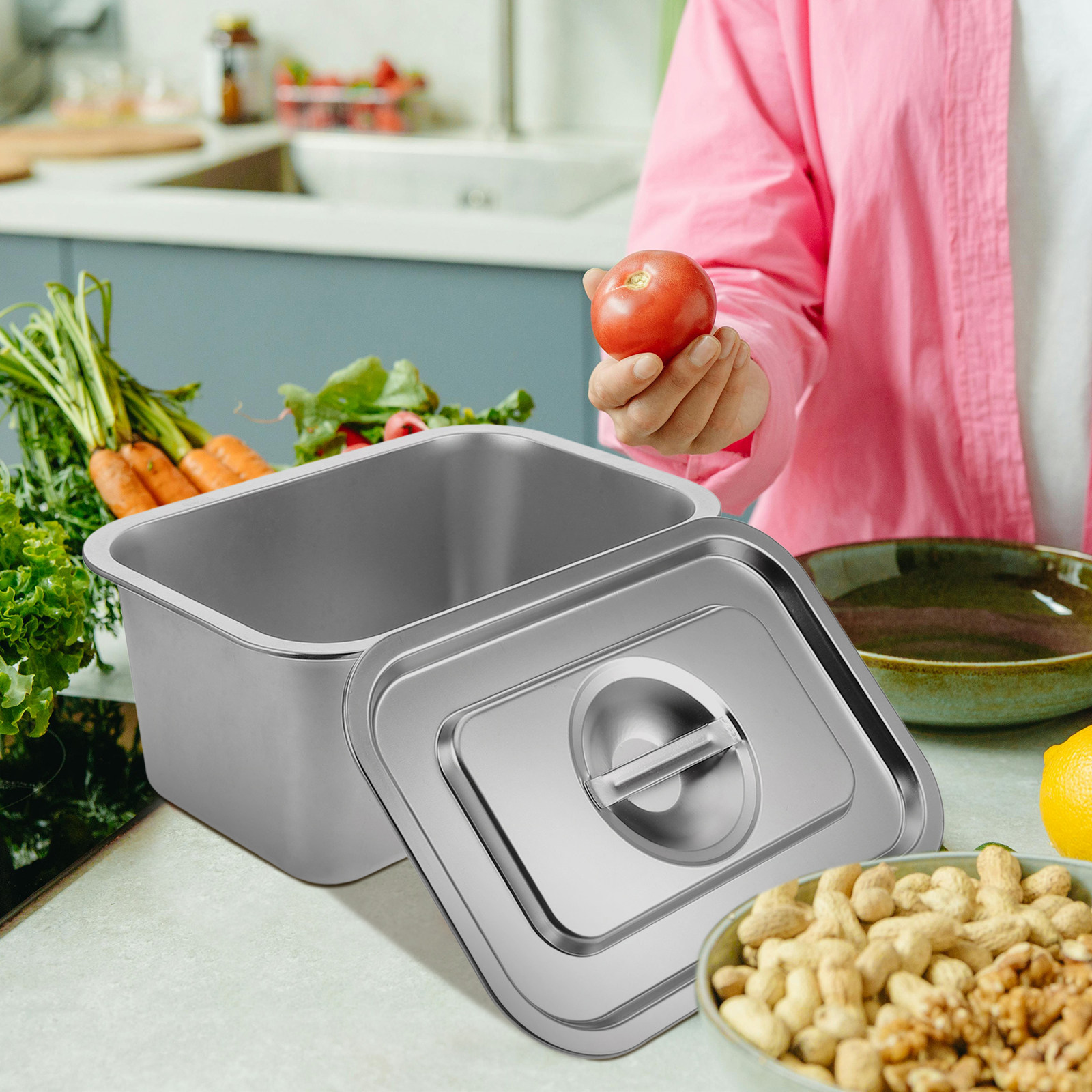 Contenedor de compostaje de ac - Compost Bin Countertop reseña y precio