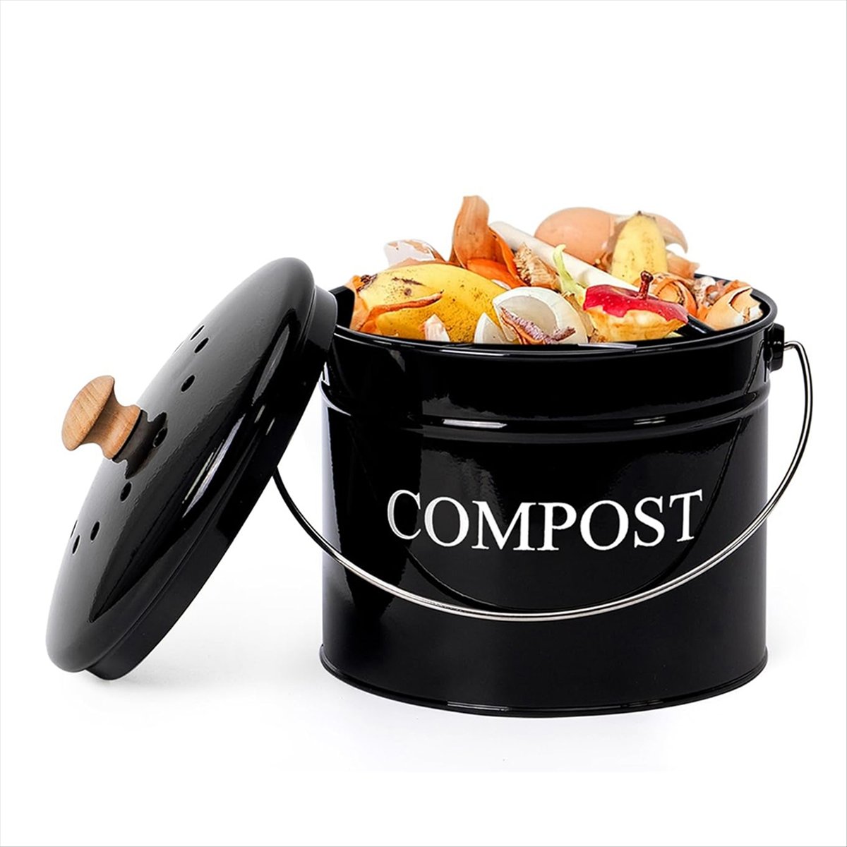 Contenedor de abono de cocina  - Compost Bin Countertop reseña y precio