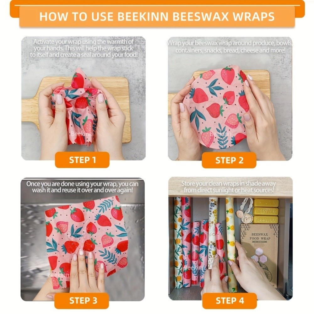 9 piezas de papel de cera de a - Beeswax Food Cover reseña y precio